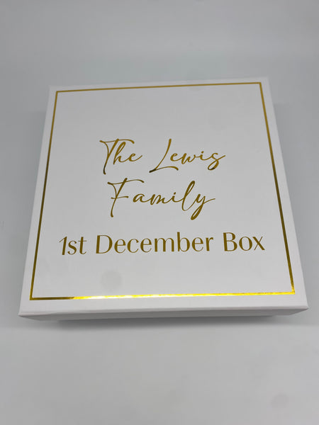 December Keepsake Box
