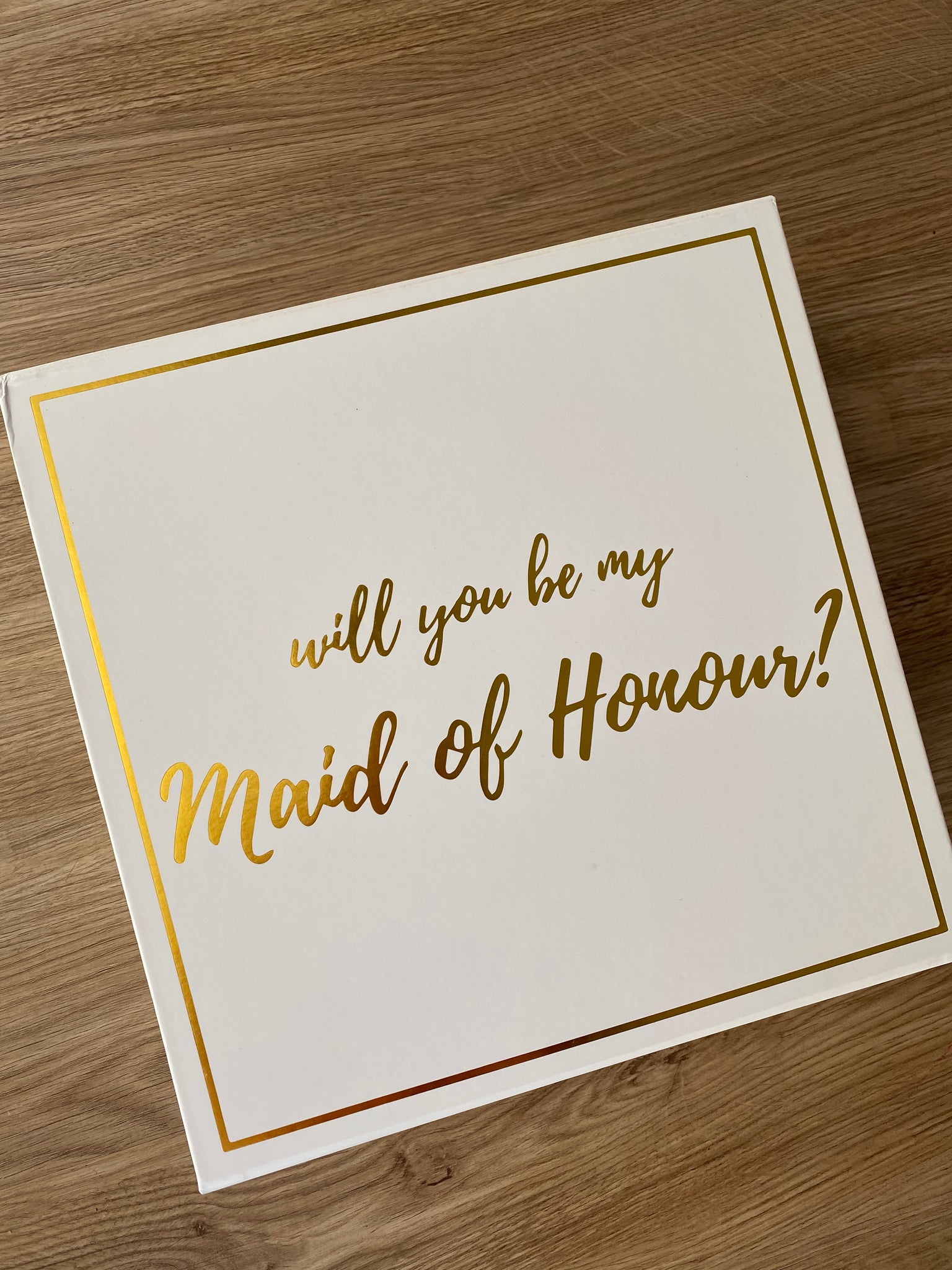 Maid of Honour Gift Box