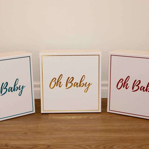"Oh Baby" Baby Shower Gift Box